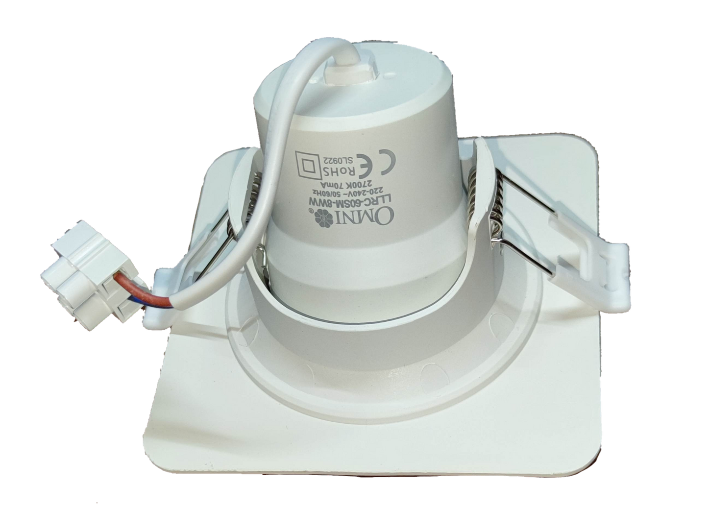 Omni 8W LED Downlight Square Movable Downlight Warm White 3000K 220V