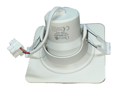 Omni 8W LED Downlight Square Movable Downlight Warm White 3000K 220V