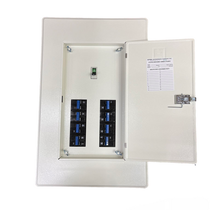 Koten Taiyou Panel Board with 175A 2 Pole 250SPS Main with 8 Branches 2 Pole Circuit Breaker Bolt On