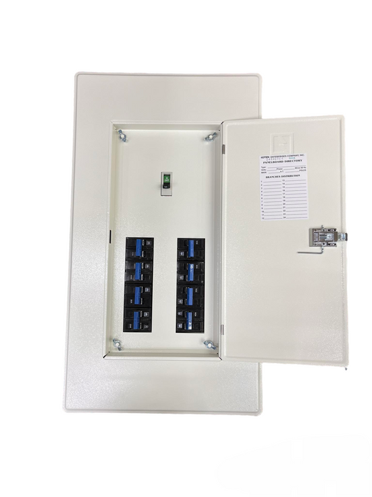 Koten & Taiyou Panel Board with 150A 2 Pole 250SPS Main with 8 Branches 2 Pole Circuit Breaker Bolt On