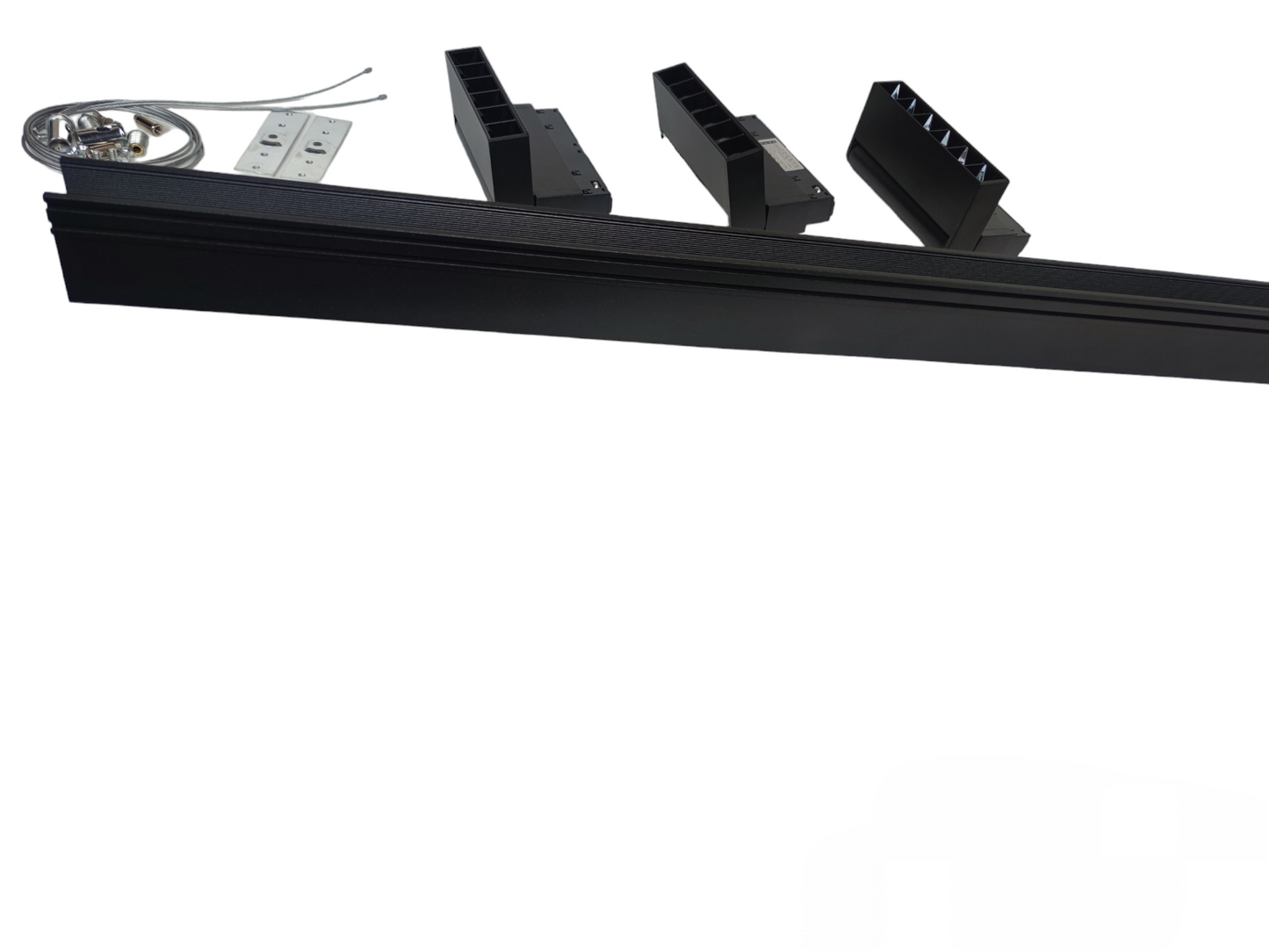 ILLUMIQ TERRA Magnetic Track Light 1 Meter 50mm with 3pcs 6W LED Foldable Grille Track Light Cool White 4000K 220V