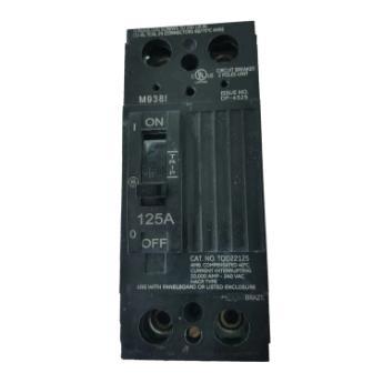 GE 125A 2 Pole 10KAIC 220V Circuit Breaker Commercial Single Phase TQD