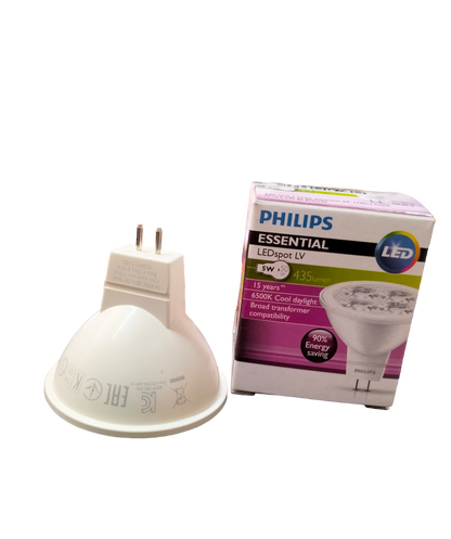 Philips 5W LED MR16 GU5.3 12VDC Daylight  MR-16 LED 5W GU 5.3 12V DC 6500K Daylight