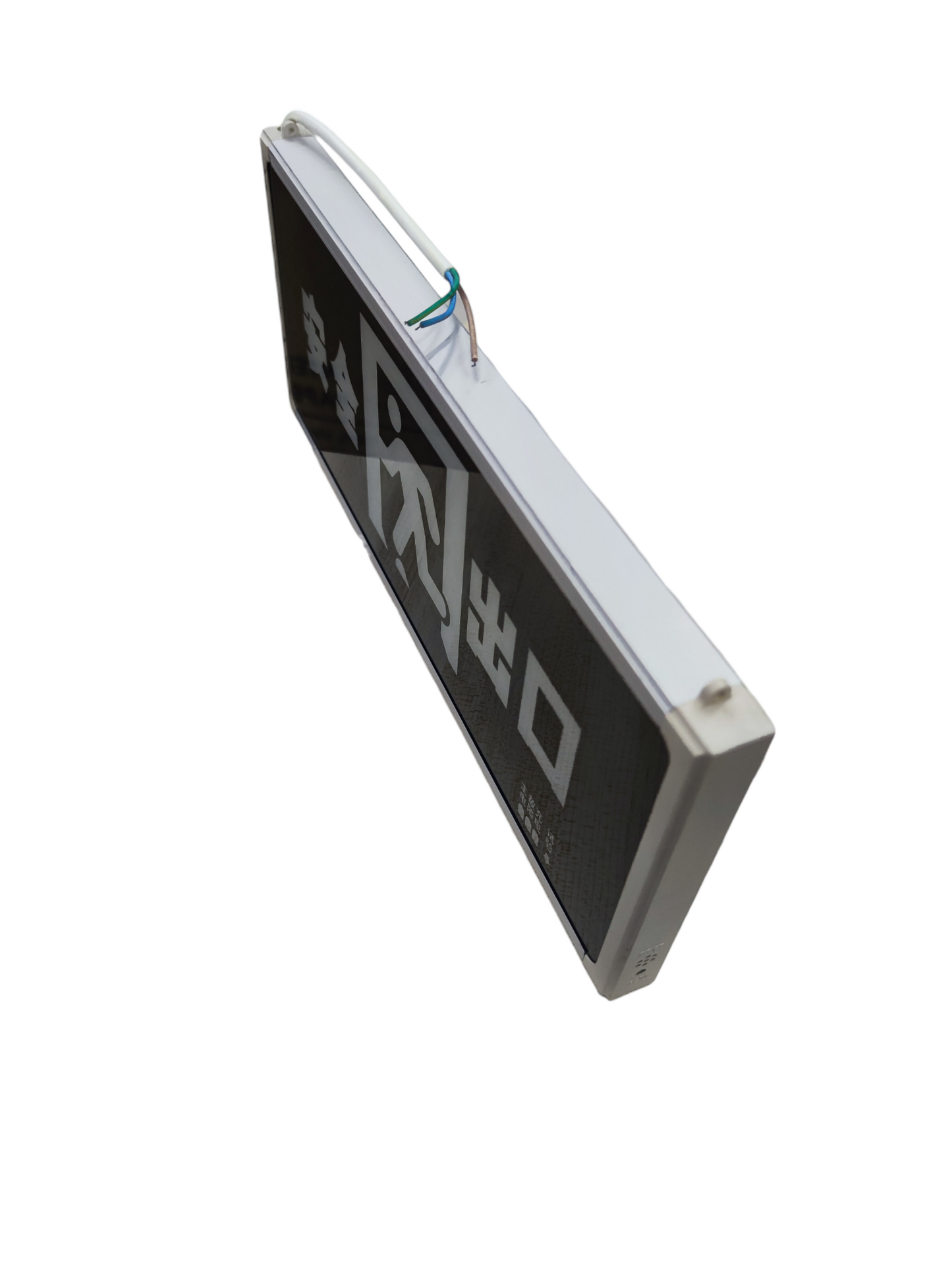 LED Exit Sign Single Face 220V 3W Glass ( Safe Exit) GB17945-2000 (B)SF