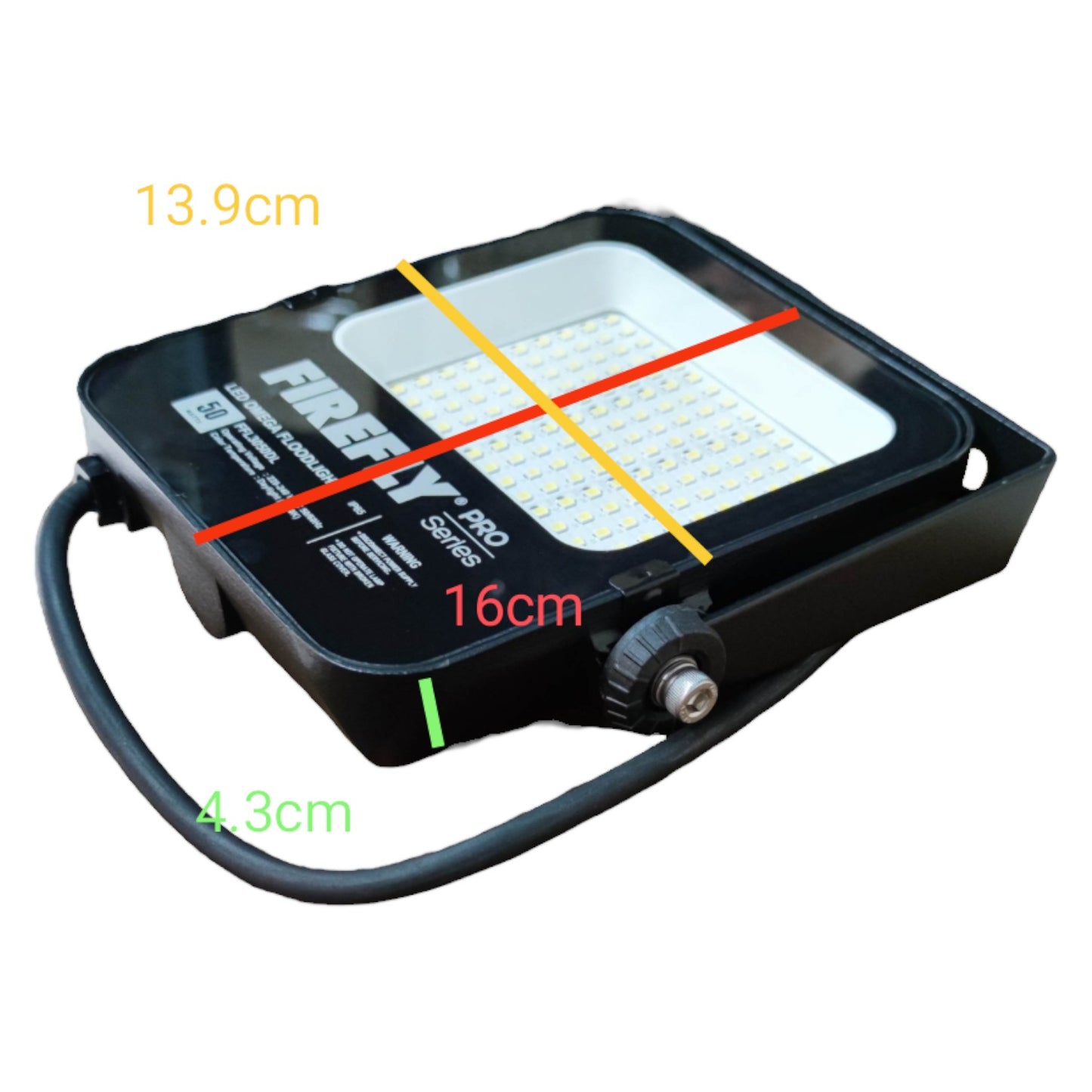 Firefly 50W LED Flood Light 220V Daylight 6500K Omega Series FFL3050DL