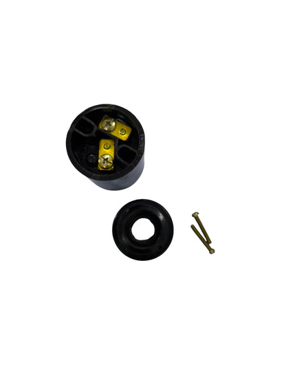 Kopez 1/8 inch lamp socket replacement with screws and mounting ring for lighting installation