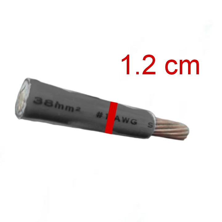 Royu 1 AWG THHN wire stranded 38mm with durable insulation for reliable electrical connections