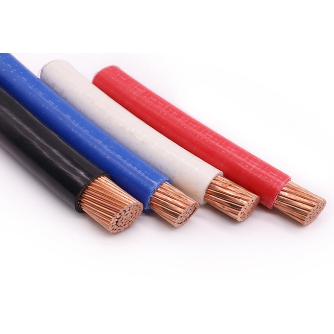 Royu 1 AWG THHN wire stranded 38mm in black, blue, red, and white colors for electrical applications