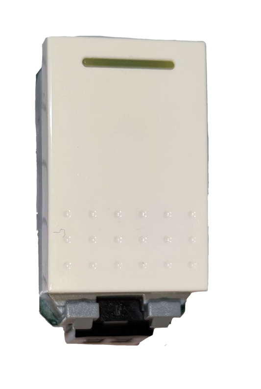 Royu 1 Gang 1 way switch 10A 250V in sleek white finish for home and office use