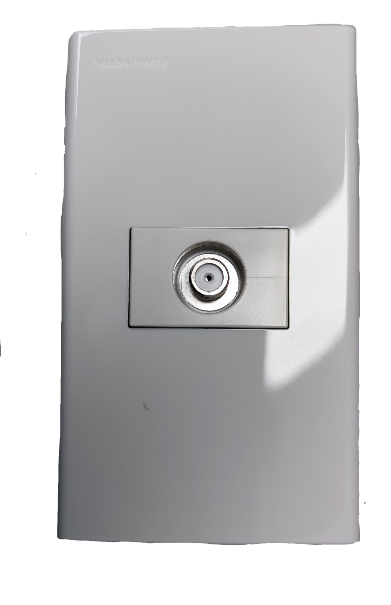 Panasonic 1 Gang F Type Television Terminal wall socket for TV cable connection