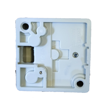 Anam 1 Gang Switch 6A 250V Surface type in white for easy wall installation