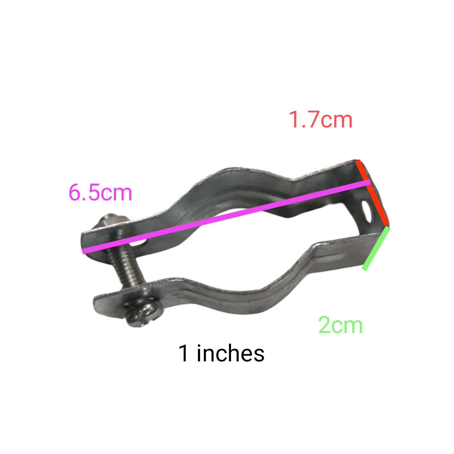 1 inch conduit hanger 25mm made of durable steel with secure fastening for electrical projects