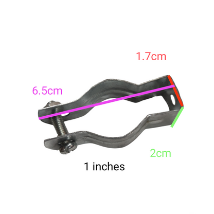 1 inch conduit hanger 25mm made of durable steel with secure fastening for electrical projects