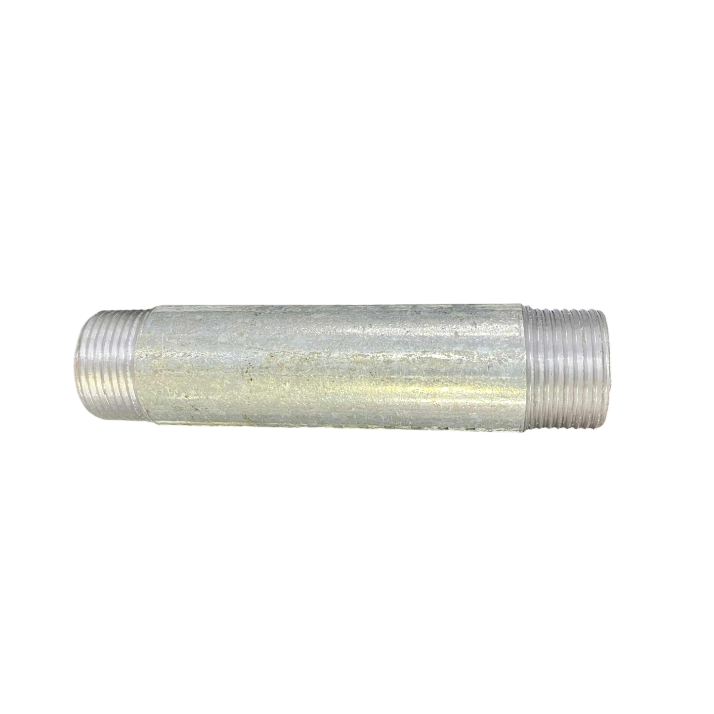 1 inch EMT conduit nipple made of durable metal for electrical conduit connections