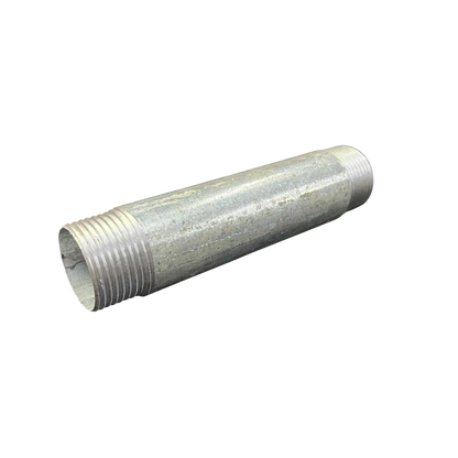 1 inch EMT conduit nipple made of metal for electrical conduit connections and installations