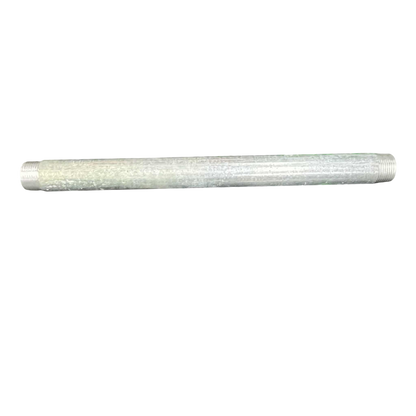 1 inch EMT conduit pipe nipple made of durable steel for electrical conduits