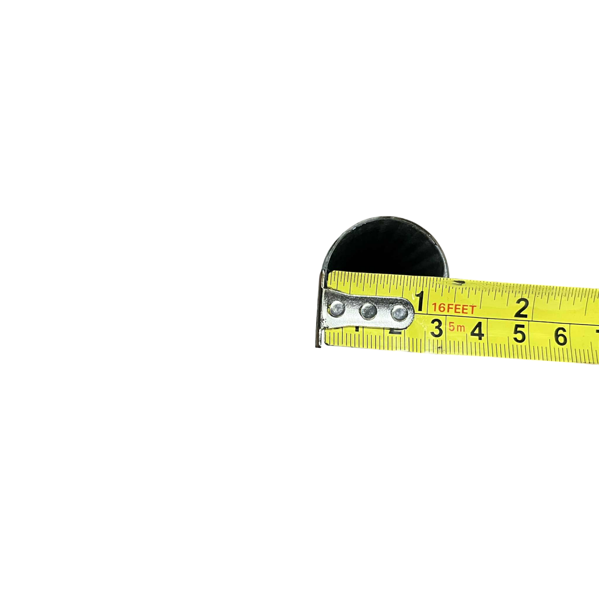 1 inch EMT conduit pipe nipple with measuring tape for accurate sizing and installation