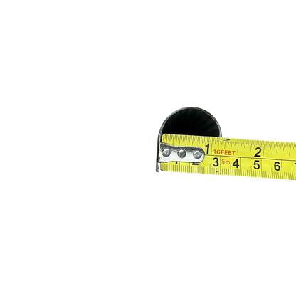 1 inch EMT conduit pipe nipple with measuring tape for accurate sizing and installation