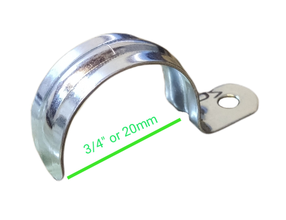 1 inch metal pipe Malleable clamp designed for secure pipe fastening and support