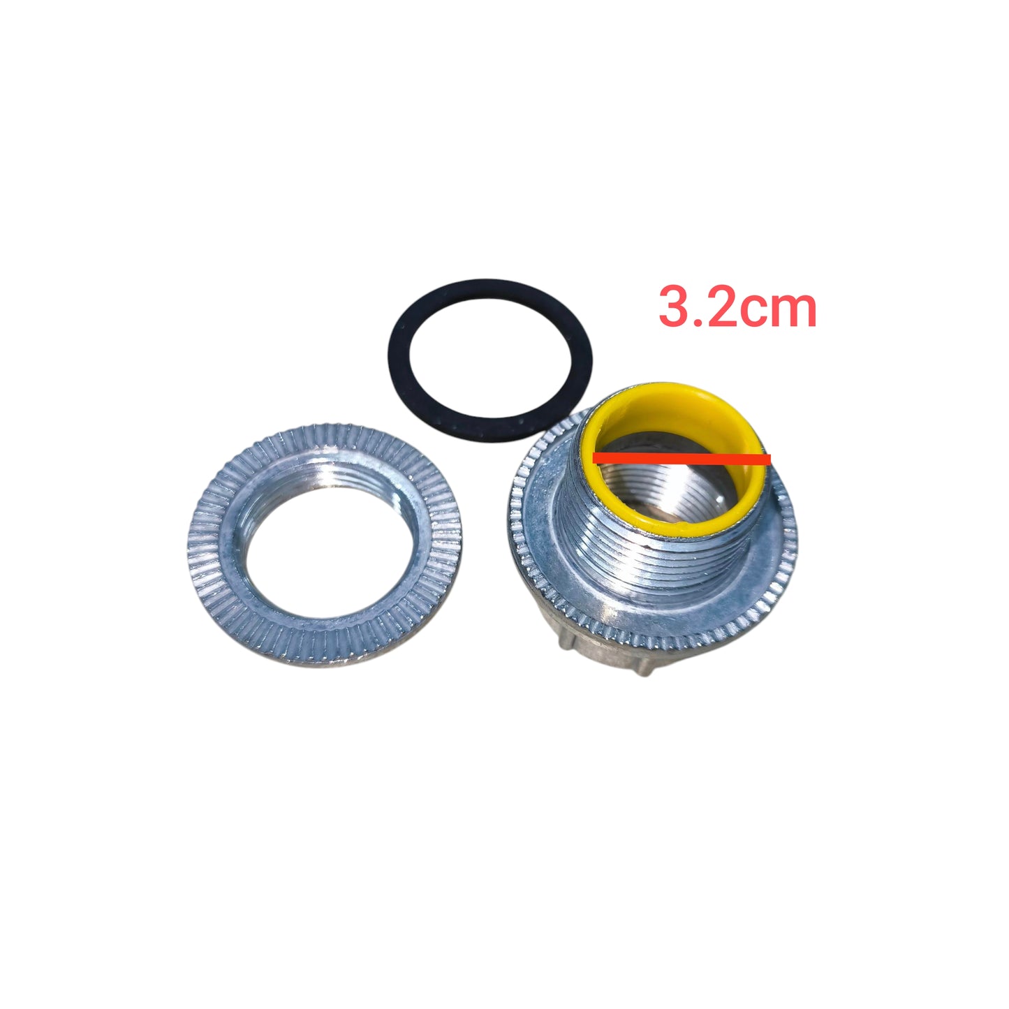 1 Inch Water Tight Hub 32mm with rubber gasket and threaded design for secure pipe connections
