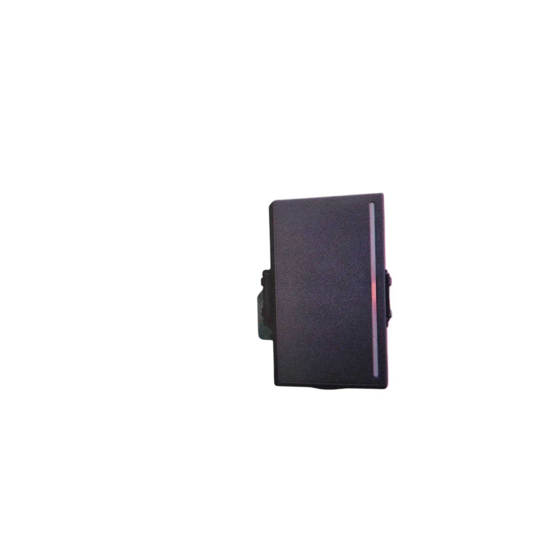 Panasonic 1 Way Illuminated Switch 1 Device Slim Art in black with sleek rectangular design