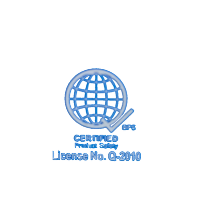 Royu 1 way switch square device showcasing certification logo for safety compliance