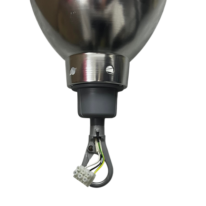 Biglite 10 inch aluminum reflector with E40 socket lighting installation accessory in silver