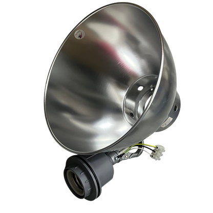 10 inch aluminum reflector with E40 socket by Biglite for lighting installation and accessories