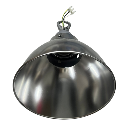 10 inch aluminum reflector with E40 socket lighting installation accessory from Biglite in silver finish