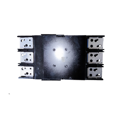 Himel 1000A Industrial Circuit Breaker 3 Pole top view showing connection terminals and black casing
