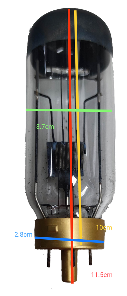Sylvania 1000W 120V projector lamp novelty incandescent bulb with clear glass and metal base