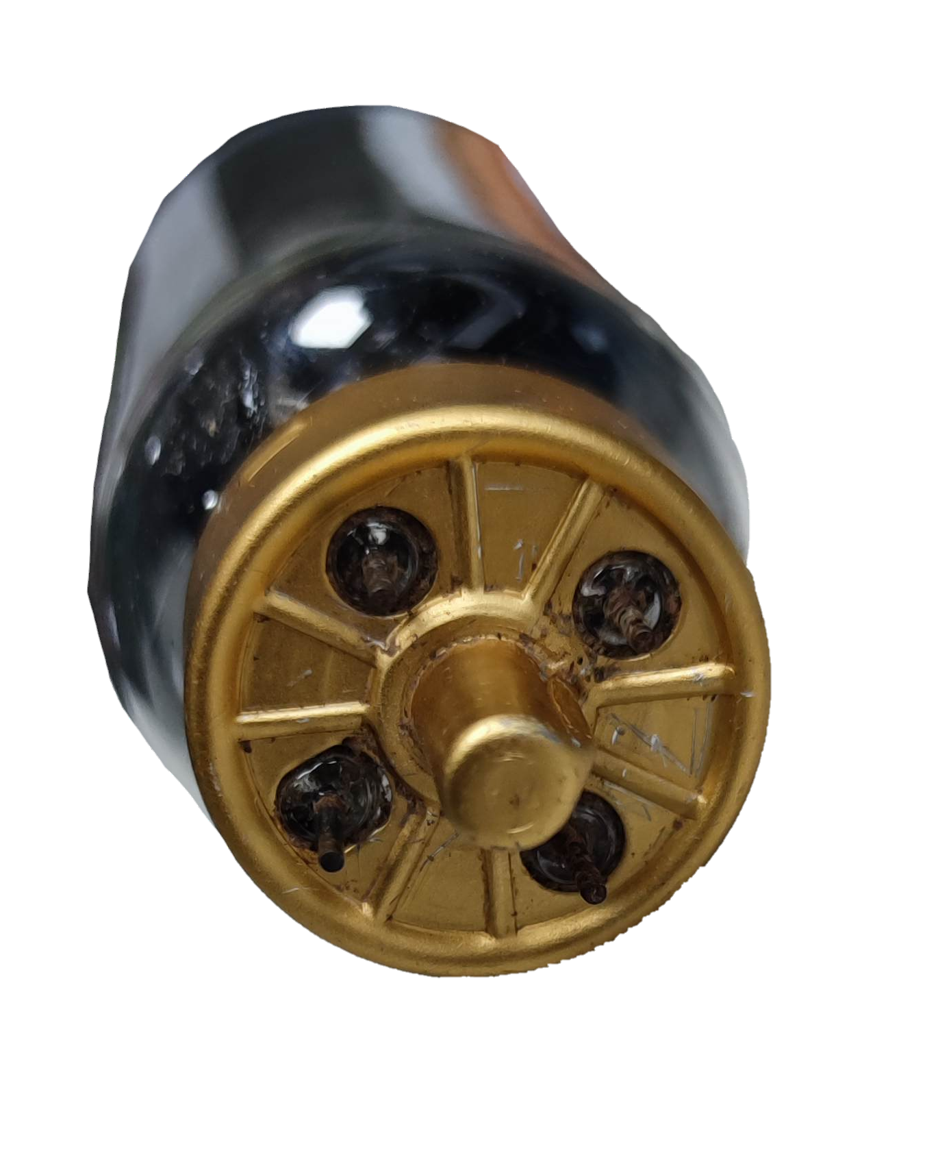 Sylvania 1000W 120V projector lamp novelty incandescent bulb with brass base and glass enclosure