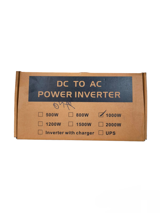 Grippes 1000W Inverter DC to AC 12VDC to 220VAC power inverter box packaging for electrical circuitry