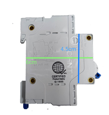 Chint 100A miniature circuit breaker 10 Kaic 1 Pole 220V electrical component with safety certification