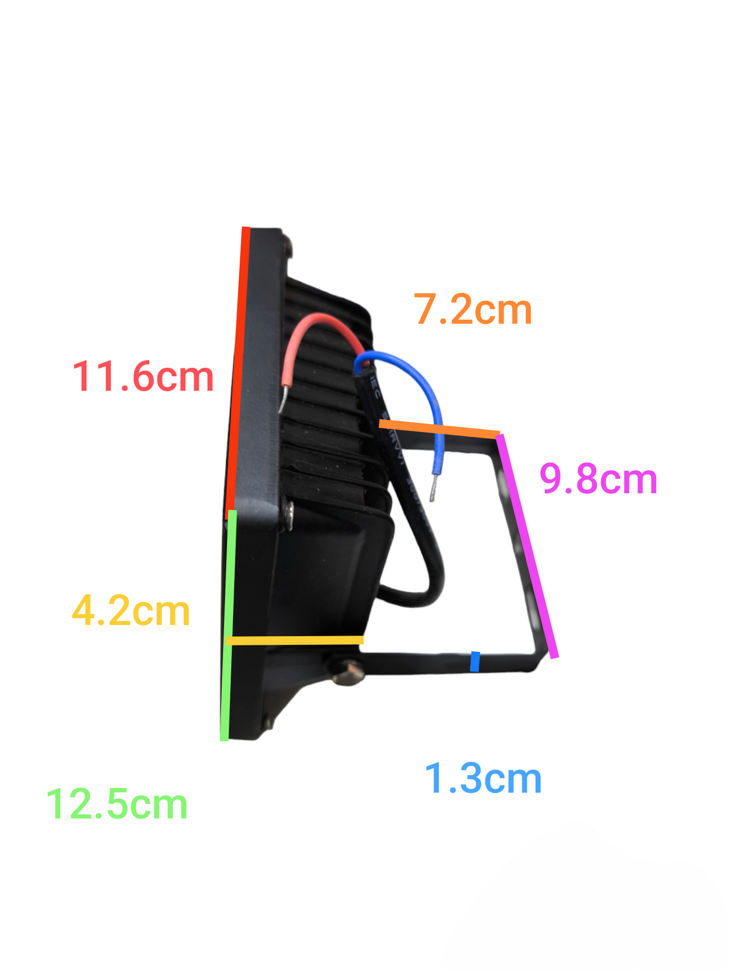 Denko 10W 12V DC LED street lamp with compact dimensions for efficient outdoor lighting