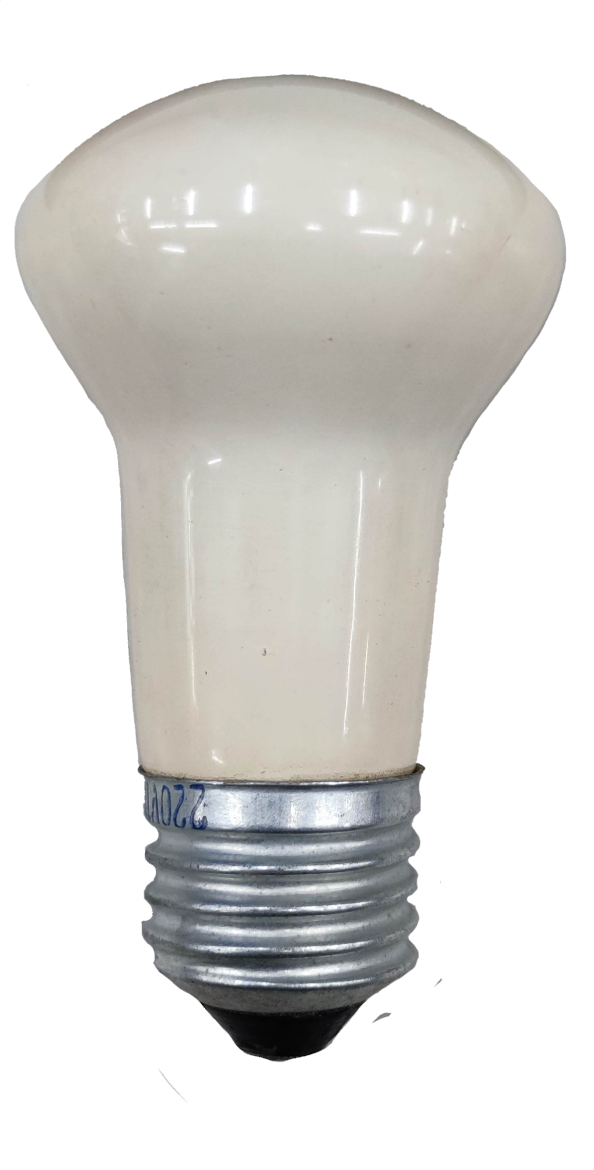 10W colored bulb E27 220V incandescent bulb with a white glass body and screw base