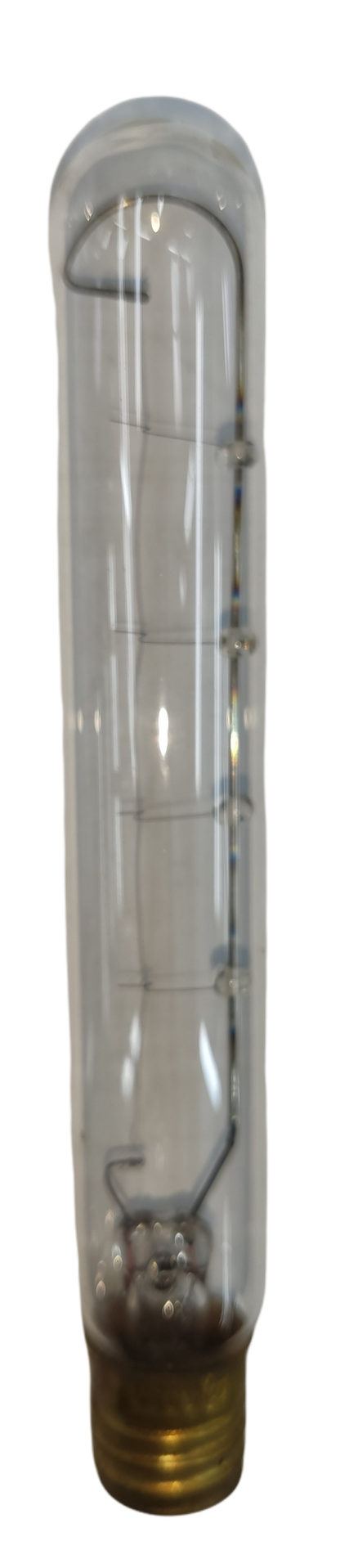 Denko 10W E17 220V Tubular Filament Bulb featuring a clear design for decorative lighting