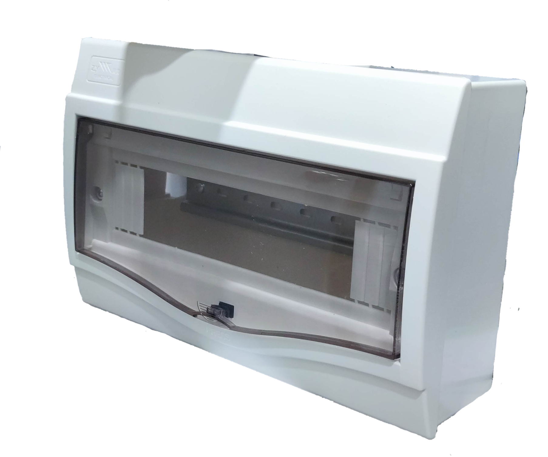 ZY 12 Ways Distribution Box Plastic Base with transparent cover for electrical circuitry protection