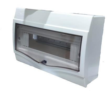 ZY 12 Ways Distribution Box Plastic Base with transparent cover for electrical circuitry protection