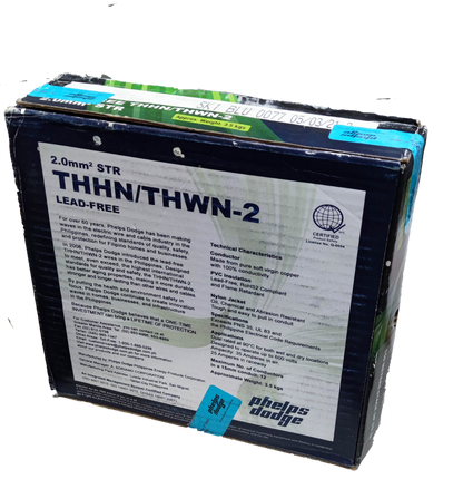 Phelps Dodge 2.0mm THHN AWG 14/7 THWN (150 Meters) (1 Roll) White