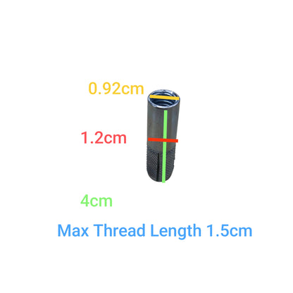 12mm x 40mm expansion bolt for concrete anchor grip showing dimensions and max thread length from China
