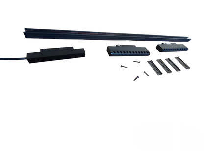 ILLUMIQ TERRA 12W LED rotary grille track light components including tracks and connectors