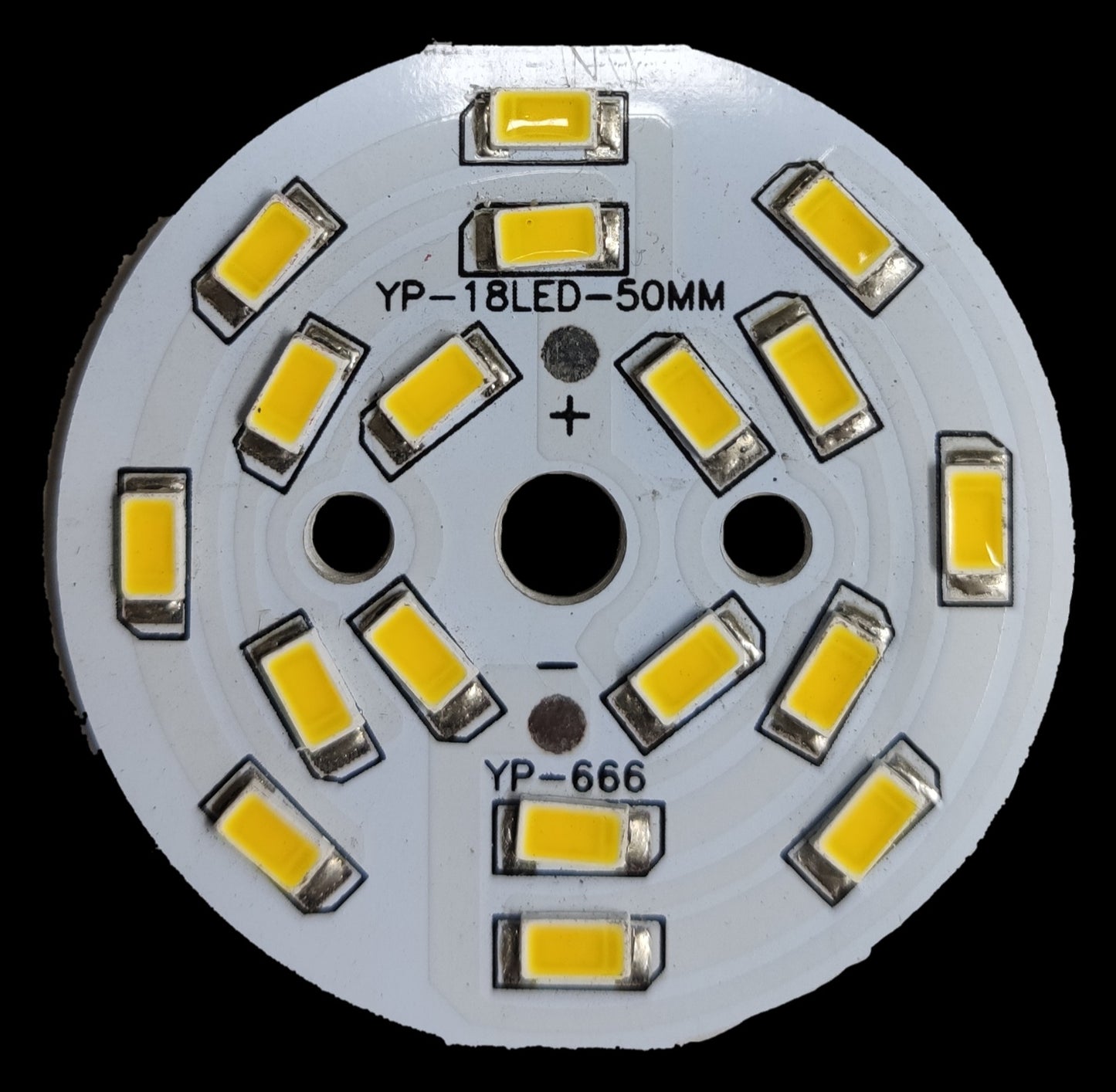 Electx Electrical Supply 12W SMD LED chip warm white circular LED bulb board with multiple yellow LED chips