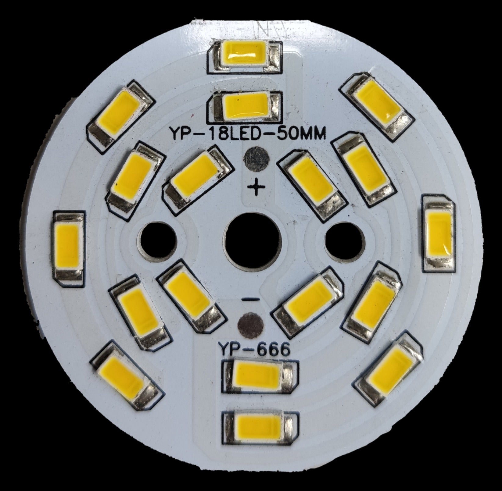 Electx Electrical Supply 12W SMD LED chip warm white circular LED bulb board with multiple yellow LED chips