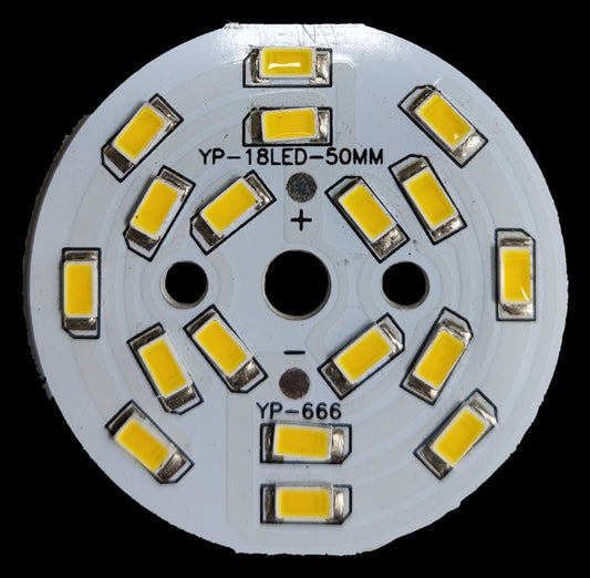 Electx Electrical Supply 12W SMD LED chip warm white circular LED bulb board with multiple yellow LED chips