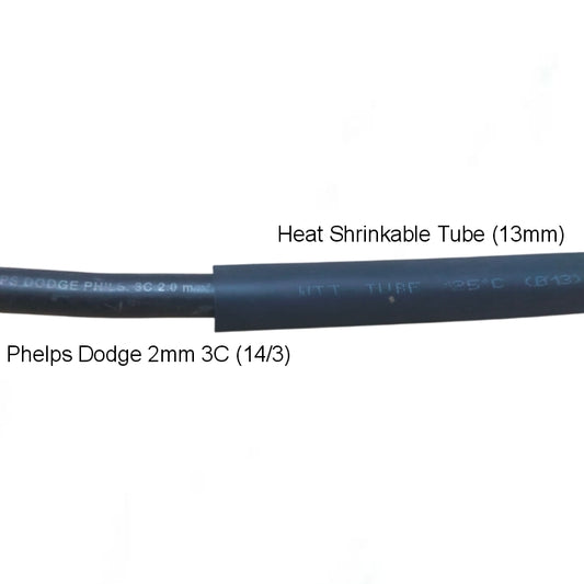 Heat Shrinkable Tube Black (13mm)