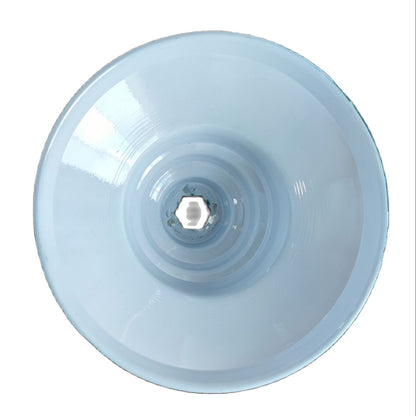 Amco 14 inch green lamp cover Shallow Type shown from above with a smooth finish and central opening