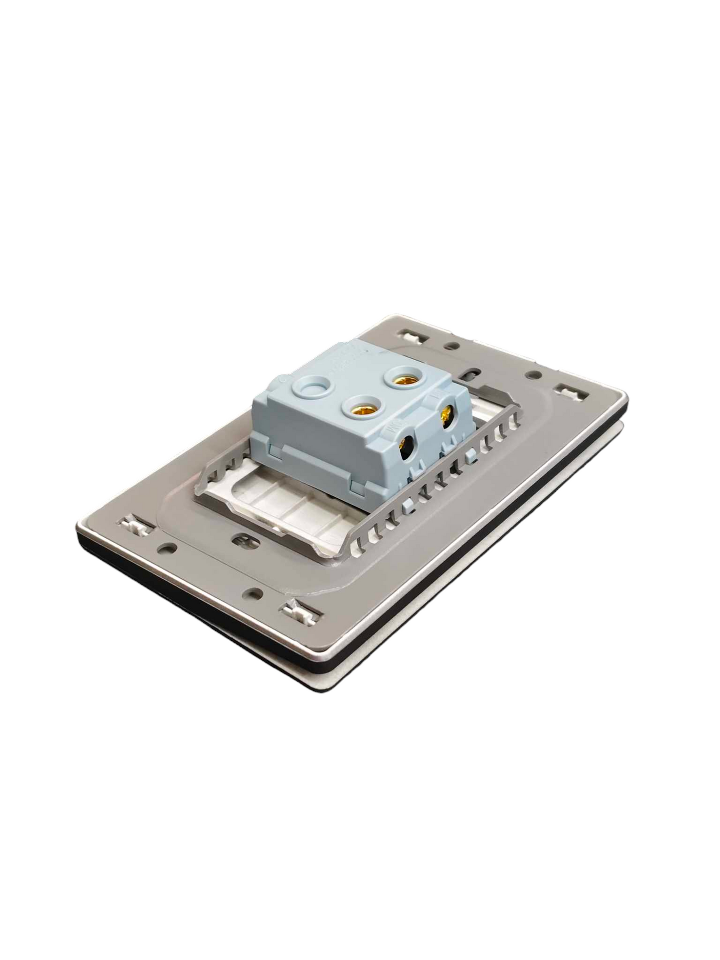 Grazen 1 Gang 1 Way with Plate Cover 16A 220v GW-001 Available in Black, White, Grey and Gold