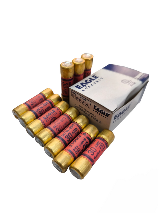 Eagle 30A Non-Renewable Fuse 250V Available in 1pc and 10pcs