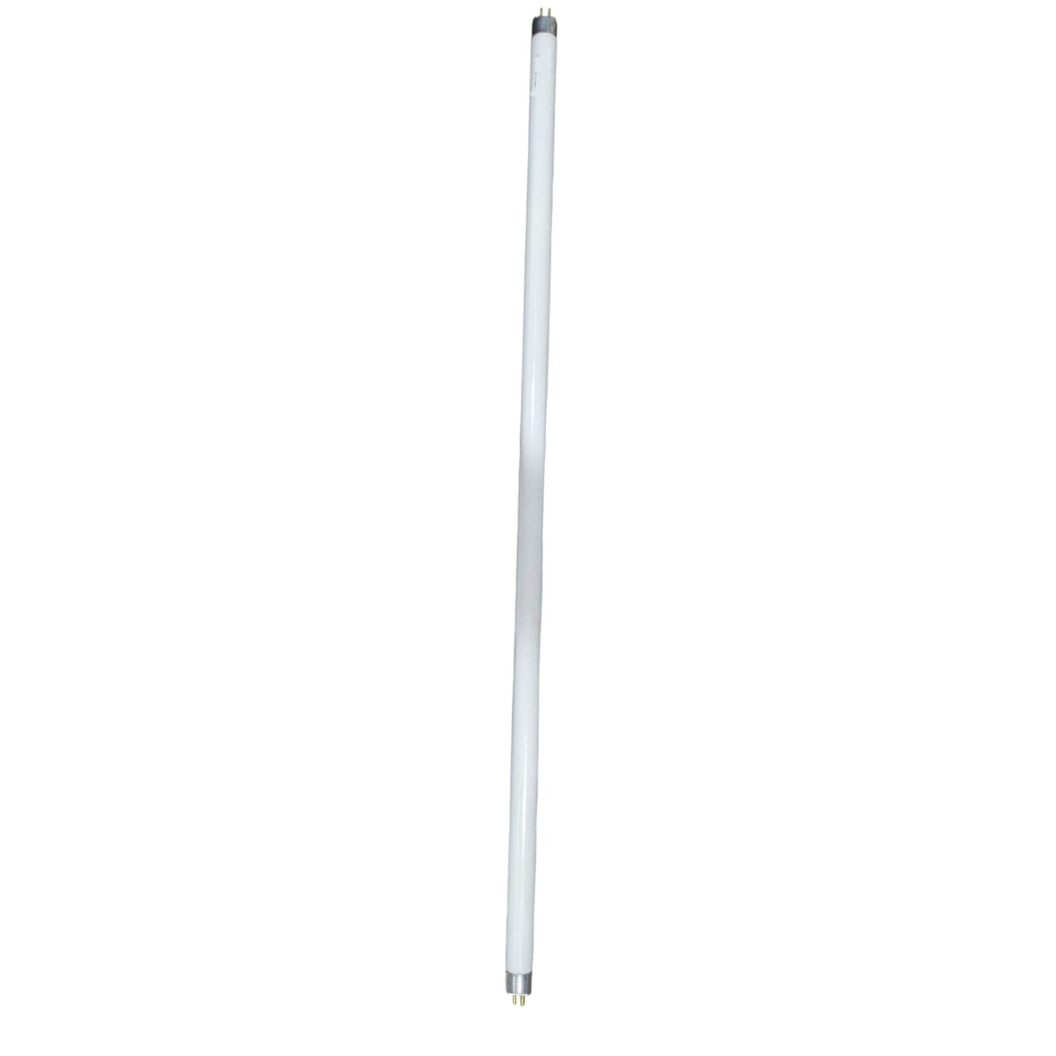 Tubular light bulb on a white background
